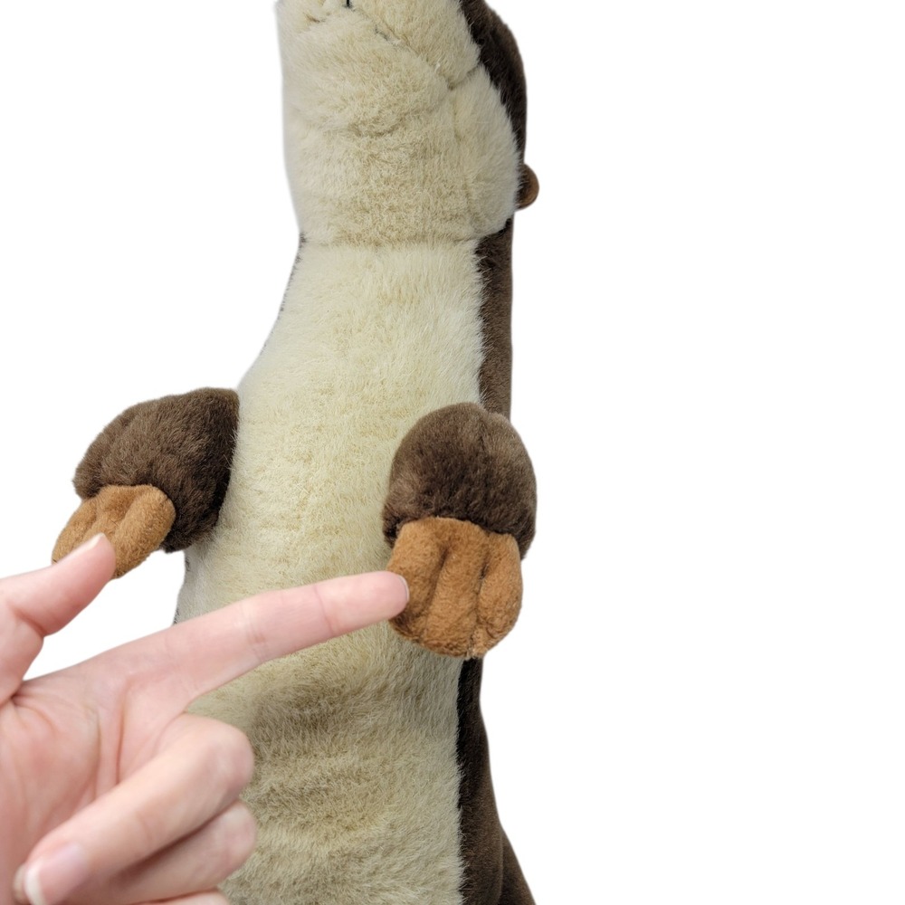 Vintage The Petting Zoo River Otter Plush 1994 Standing 22" Stuffed Rare Read - Picture 9 of 14